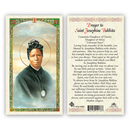 St. Josephine Bakhita, Laminated Holy Card