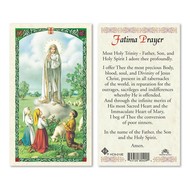 Our Lady of Fatima Holy Card