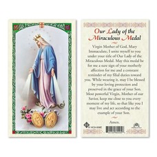 Our Lady of Grace, Miraculous Medal Holy Card