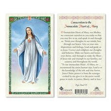 Our Lady of Peace Holy Card