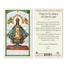 Prayer to O L of San Juan de Lagos Holy Card