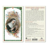 Prayer to Saint Rita Laminated Holy Card