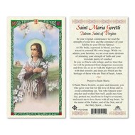 St. Maria Goretti Laminated Holy Card