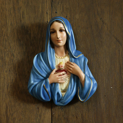 Immaculate Heart of Mary Plaque, 12"