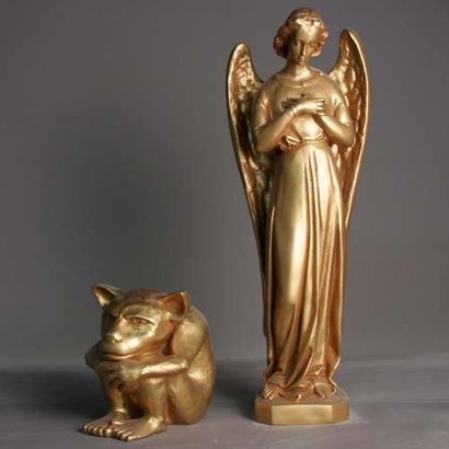 Fiberglass Finish: Antique Gold - Indoor