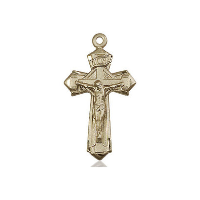 Crucifix, 14 kt GF, 1 1/8 x 5/8, NO CHAIN