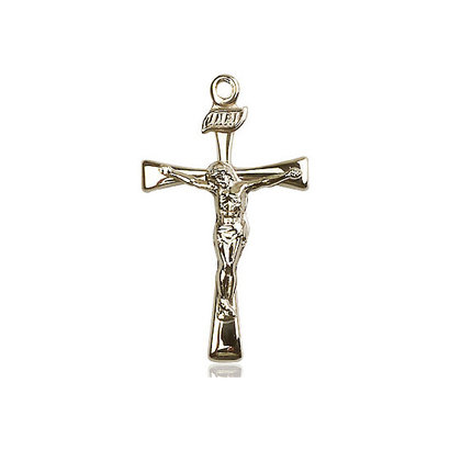 Crucifix, 14kt GF, 1 1/8 x 5/8, NO CHAIN