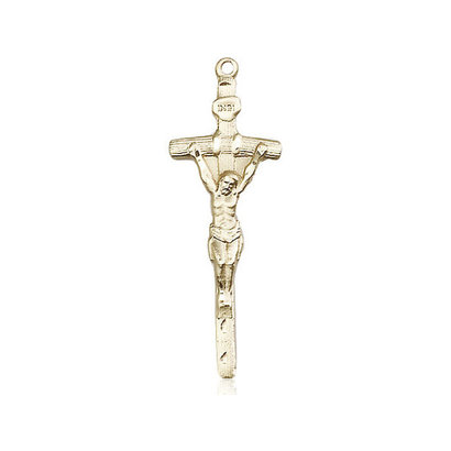 Crucifix, GF, 1 3/8 x 1/2, NO CHAIN