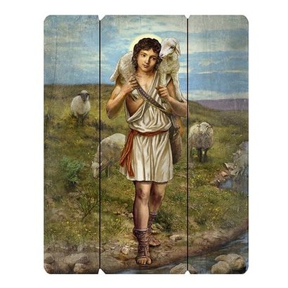 Jesus the Good Shepherd, 12x15