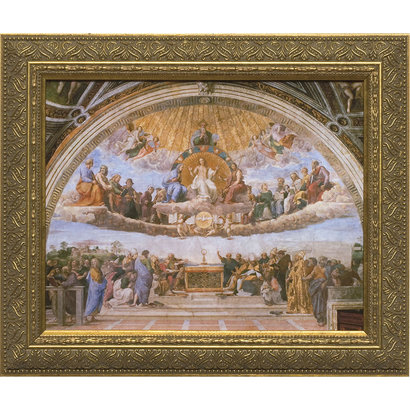 Disputation of the Holy Eucharist, Canvas