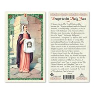 The Holy Face Laminated Holy Card