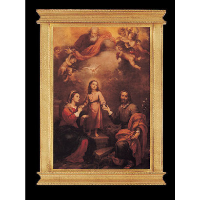 Holy Family and Holy Trinity (Murillo), 20x30