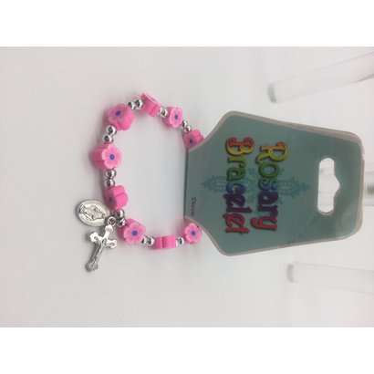 Pink Rosary Braclet