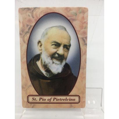 Padre Pio Relic Card