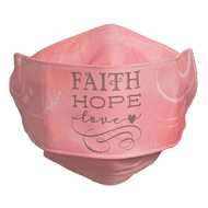 Face Mask Faith Hope Love