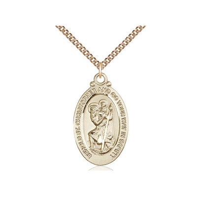 St. Christopher, GF, 1 1/8 x 5/8