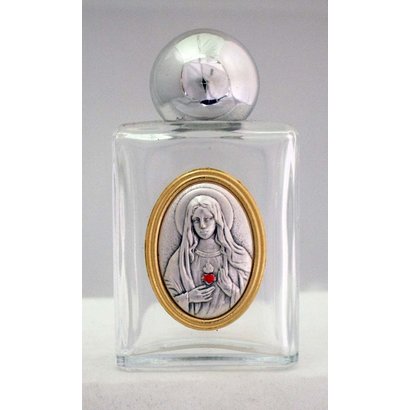 Immaculate Heart of Mary Holy Water Bottle Made in Italy