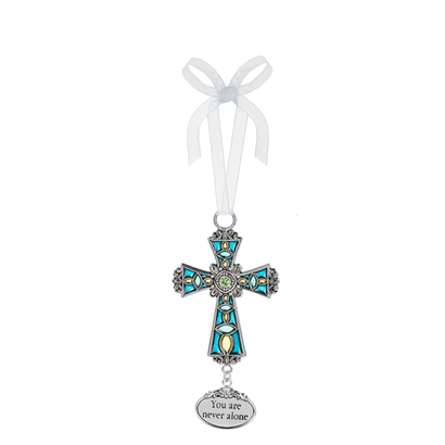 Cross Ornament- You are never alone