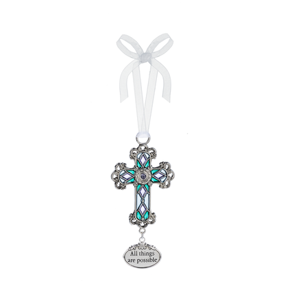 Cross Ornament- All things are Possible