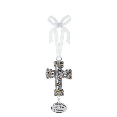 Cross Ornamnet- God Bless Grandma