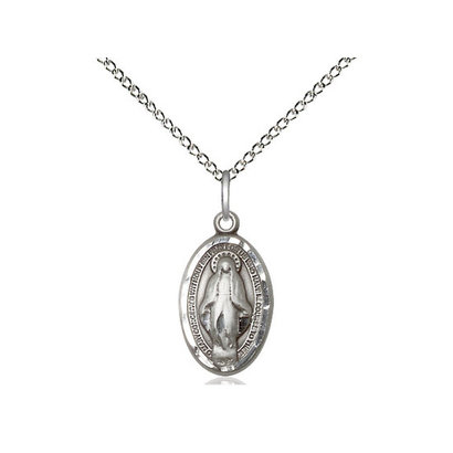 Miraculous Medal, 5/8x3/8, SS