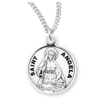 St. Angela Sterling Silver Medal