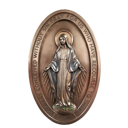 Miraculous Medal Plaque, 5x8