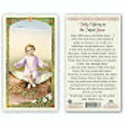 Daily Offering to the Infant Jesus Laminated Holy Card, Printed in Italy