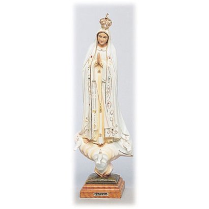 Our Lady of Fatima Series with Glass Eyes 19"