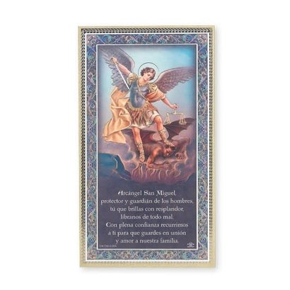 St. Michael Plaque, 5x9, Spanish