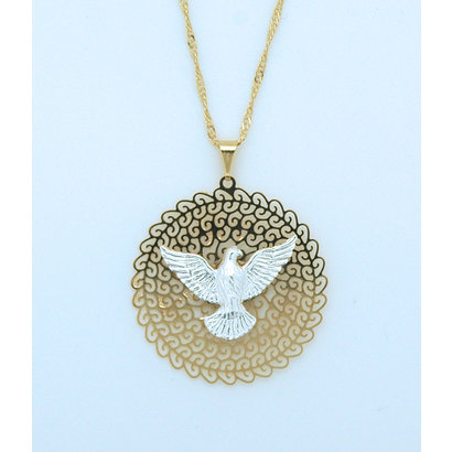 Brazilian Necklace, Holy Spirit, 20" Chain