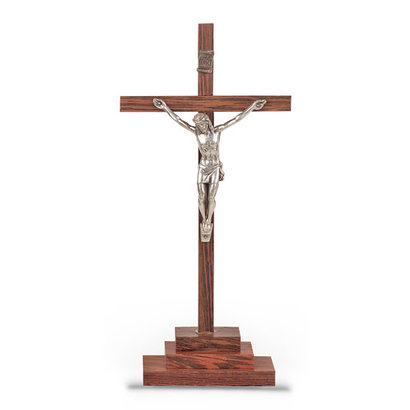 Crucifix on Base, 6.75"