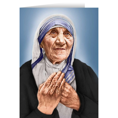 Mother Theresa Blank Card