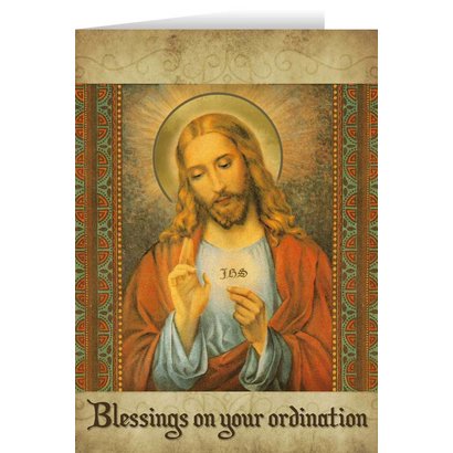 Blank Greeting Card - Ordination Blessing