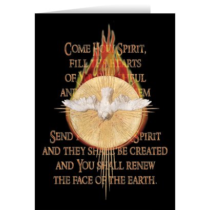 Come Holy SpirIt Greeting Card
