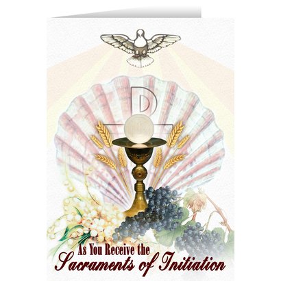 Greeting Card - Eucharist RCIA Greeting Card