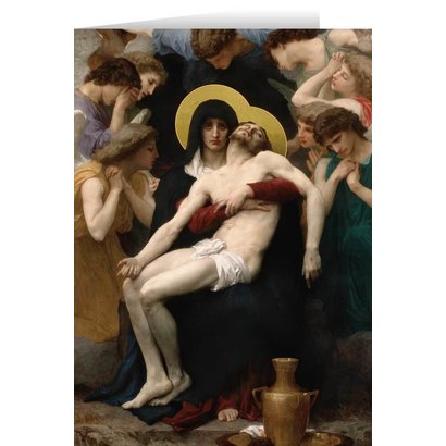 Blank Greeting Card: La Pieta