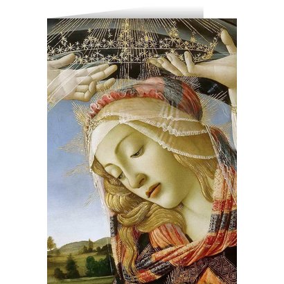 Blank Greeting Card: Madonna of the Magnicifat