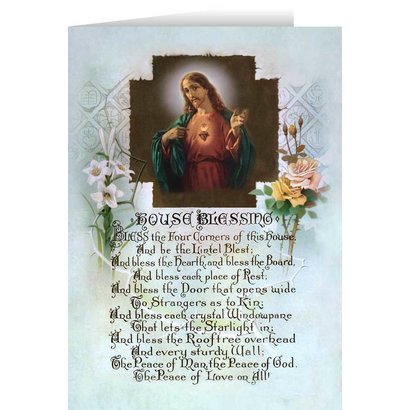 House Blessing Blank Greeting Card