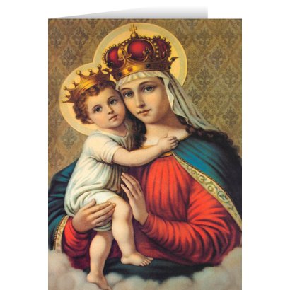Our Lady of Good Remedy Blank Greeting Card