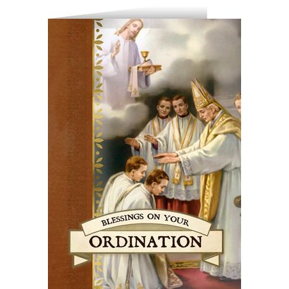 Blessings On Your Ordination Greeting Card