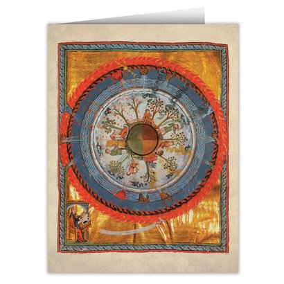 Humanity & Life by Saint Hildegard Von Bingen Blank Note Card Pack of 6