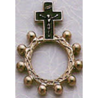 Black Rosary Ring