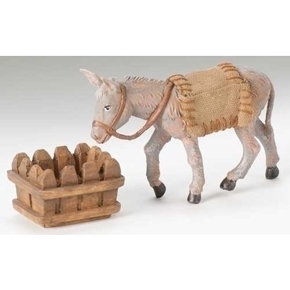 5" Scale Fontanini 3 Pc St. Mary's Donkey