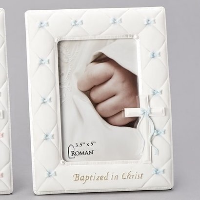 7"H Baptism Frame for Boy 3.5X5