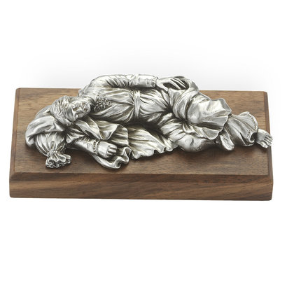 St. Joseph Sleeping - 4" Pewter Statue