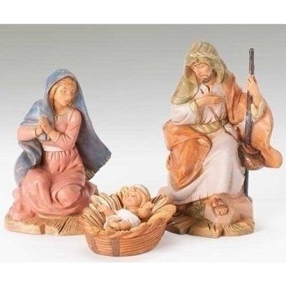5" Scale Fontanini 3 Pc Set Centennial Holy Family