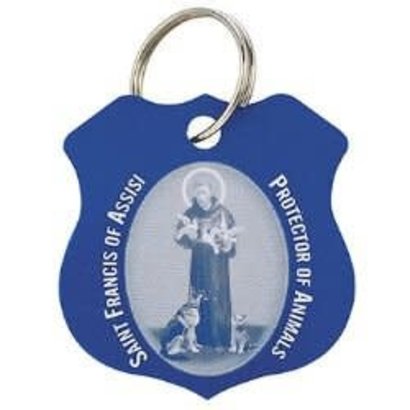 St. Francis Blue Pet Medal