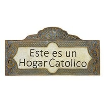 This is a Catholic Home Wall Plaque (Spanish)