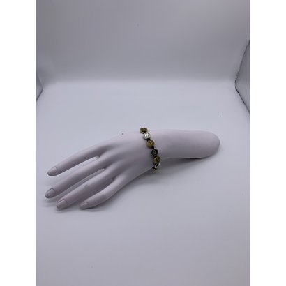 Two-toned St. Benedict Slip-knot Bracelet
